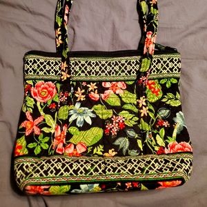 Vera Bradley Botanical Tote EUC